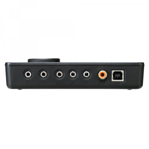 ASUS Xonar U5 hangkártya USB fekete (90YB00FB-M0UC00)